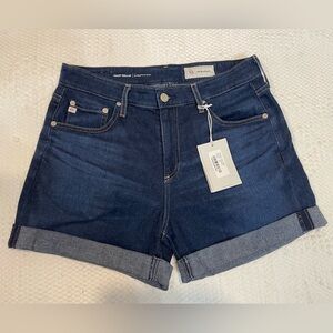 AG Hailey Roll-up Ex-boyfriend Denim Shorts